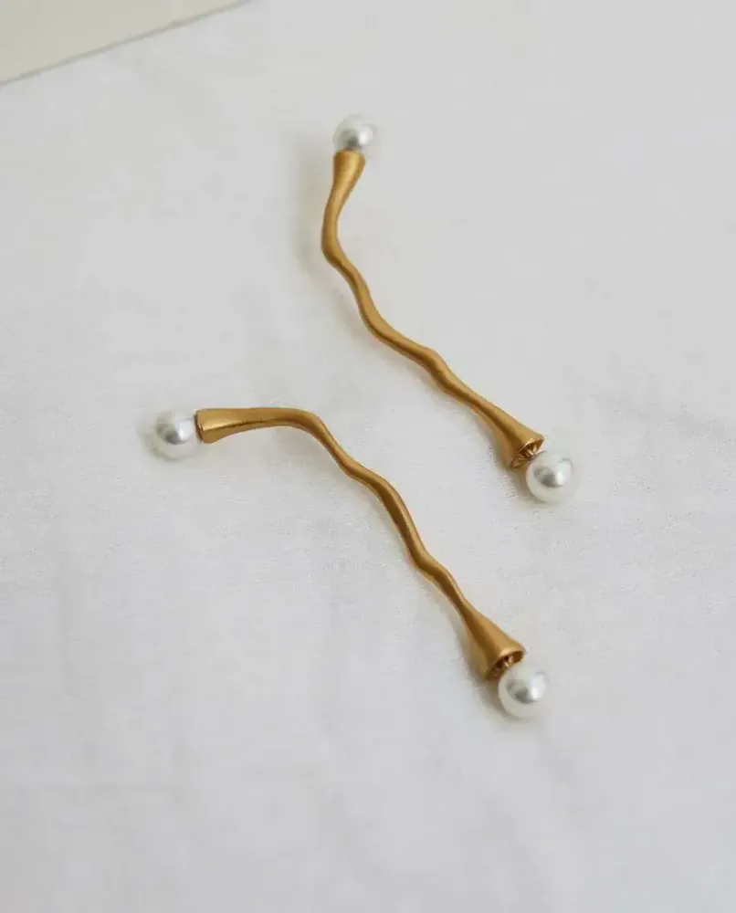 Bijoux - BOUCLES D'OREILLES LONGUES DORÉES ECLAT - JOIDART