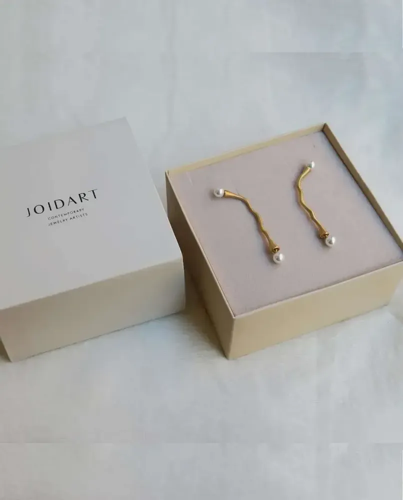 Bijoux - BOUCLES D'OREILLES LONGUES DORÉES ECLAT - JOIDART
