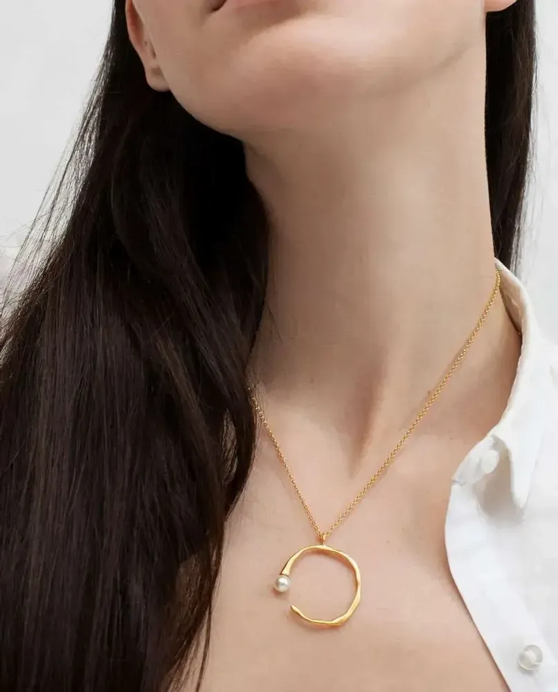 Jewelry - GOLDEN NECKLACE ECLAT CIRCLE - JOIDART