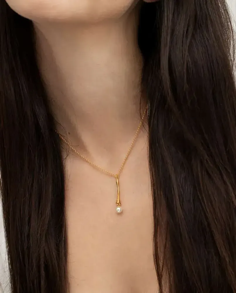 Bijoux - COLLIER DORÉE ECLAT BLANC - JOIDART