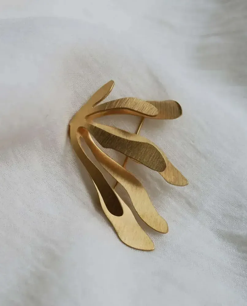 Jewelry - GOLDEN BROOCH EXOTICA - JOIDART
