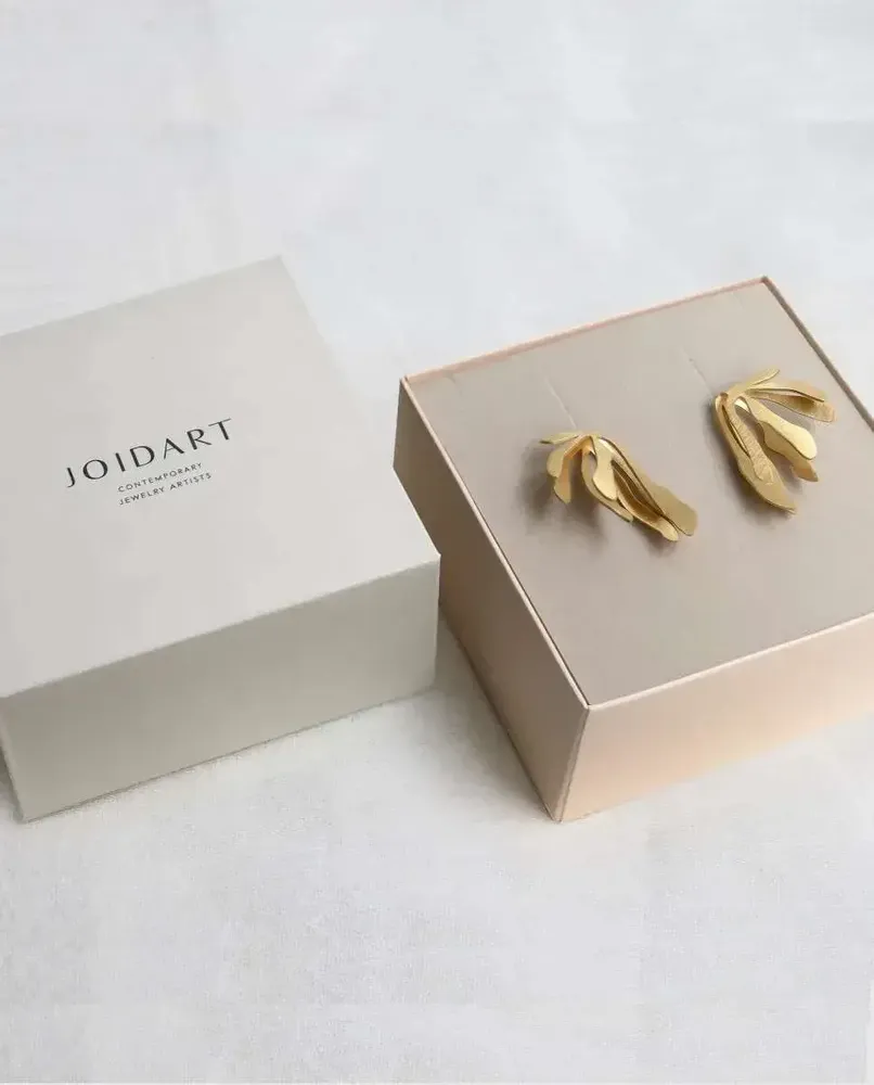 Bijoux - BOUCLES D'OREILLES DORÉES EXOTICA GRANDES - JOIDART