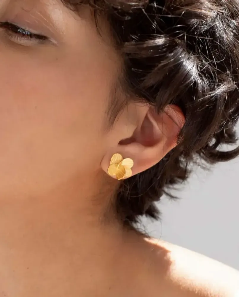 Jewelry - PAMPALONIA GOLDEN EARRINGS - JOIDART