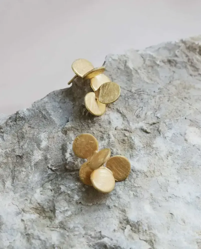 Jewelry - GOLDEN EARRINGS ARAI MEDIUM - JOIDART