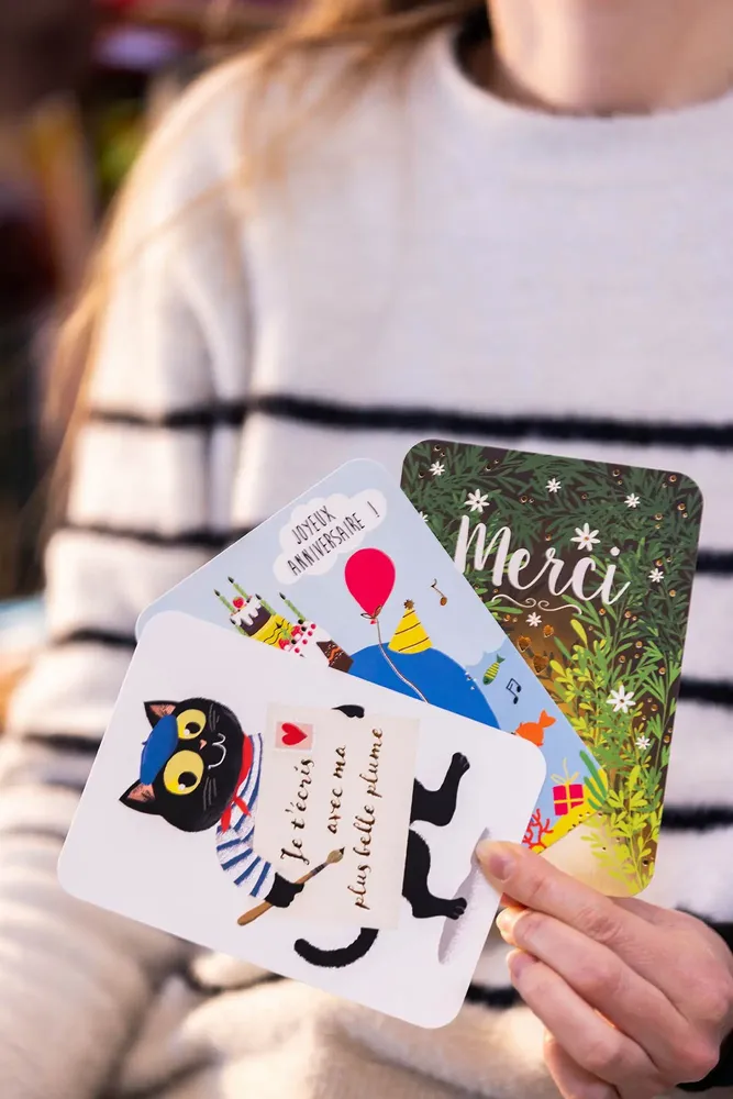 Stationery - ROUND CORNER POSTCARDS (GP) - CARTESDART