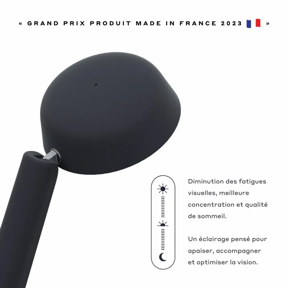 Éclairage LED - Lampe Polux - Bleu nuit & Jaune - LUMINAIRES POLUX