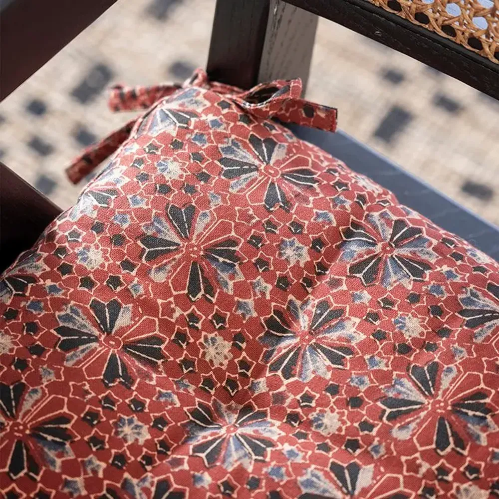 Tissus pour extérieurs - Coussin de chaise en coton imprimé - MADAM STOLTZ