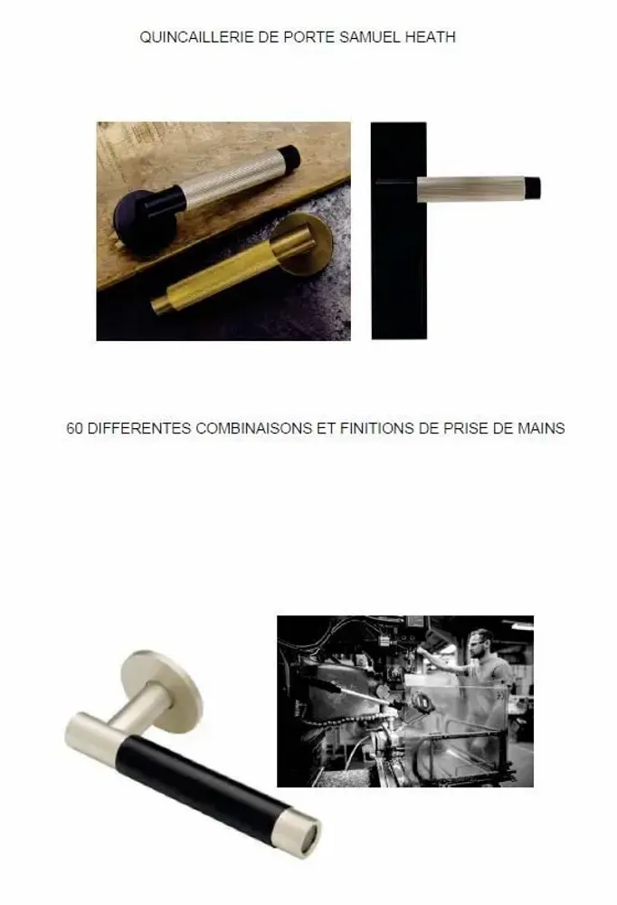 Artistic hardware - Samuel Heath Door Handles - SOPHA INDUSTRIES SAS
