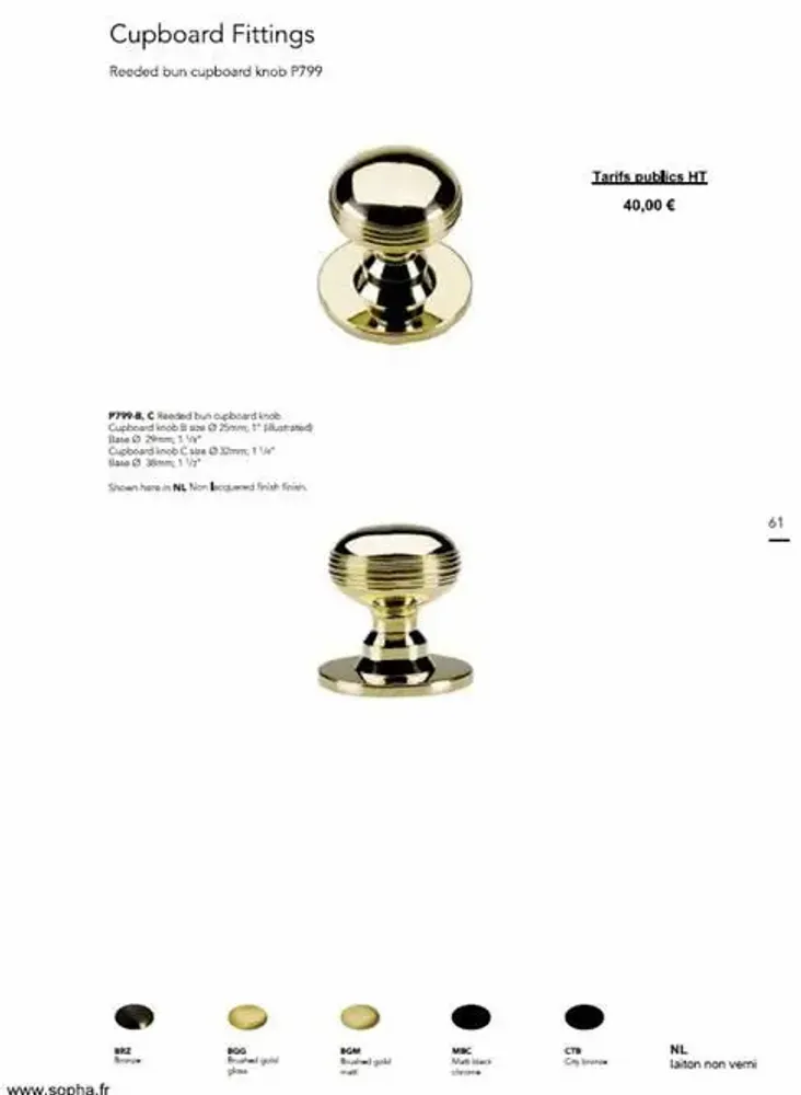 Artistic hardware - Samuel Heath Door Handles - SOPHA INDUSTRIES SAS