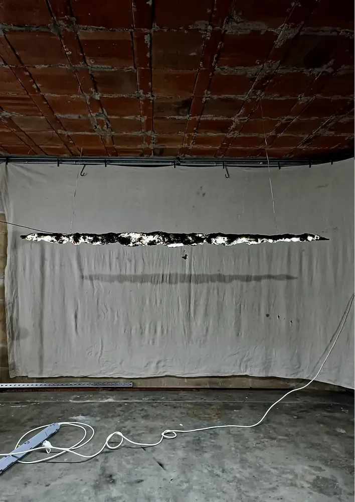 Hanging lights - Pendant light OBSIDIA - Flares of Lava - CENSIS RUBLISS