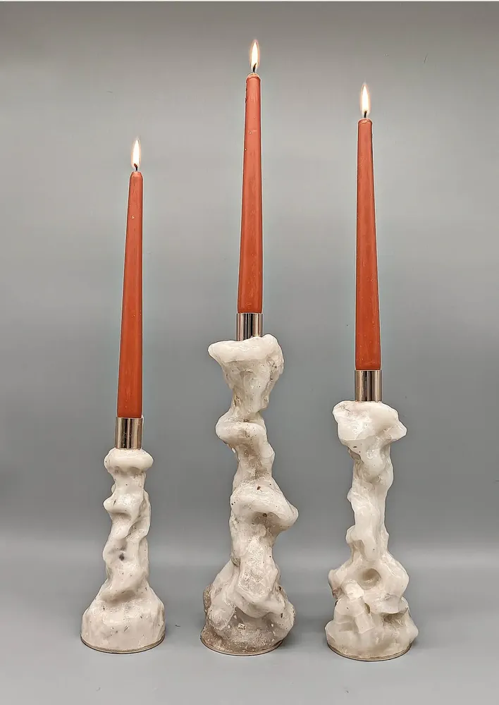 Candlesticks and candle holders - Candle holders TORCO - Frozen relics - CENSIS RUBLISS