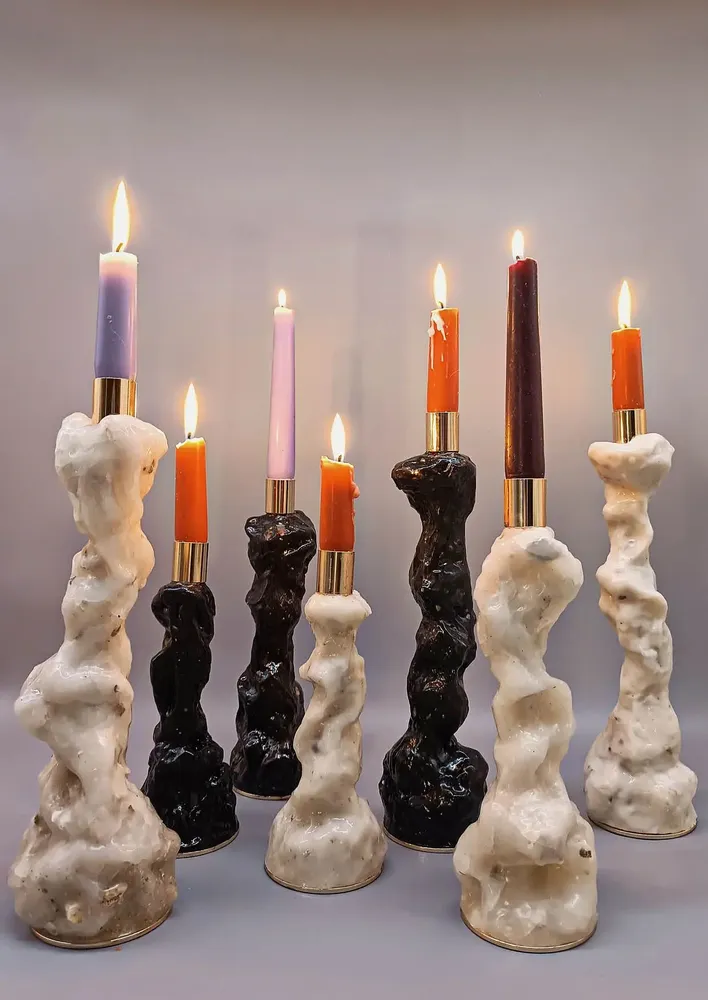 Candlesticks and candle holders - Candle holders TORCO - Frozen relics - CENSIS RUBLISS