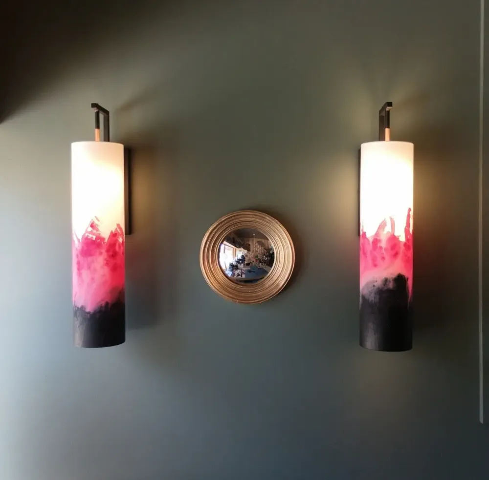 Other wall decoration - Wall lamp — collection\" Sensitive lights\ " - ICÔNE - CAROLINE DE FRAVILLE
