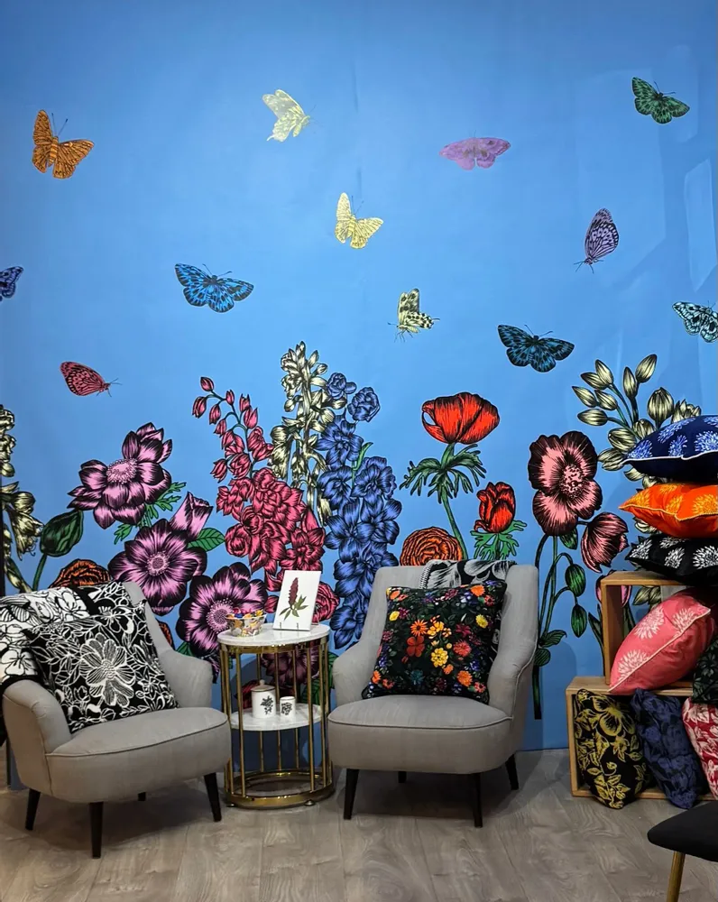 Revêtements muraux - Wallpaper mural Mirage de Papillons - SHAKU