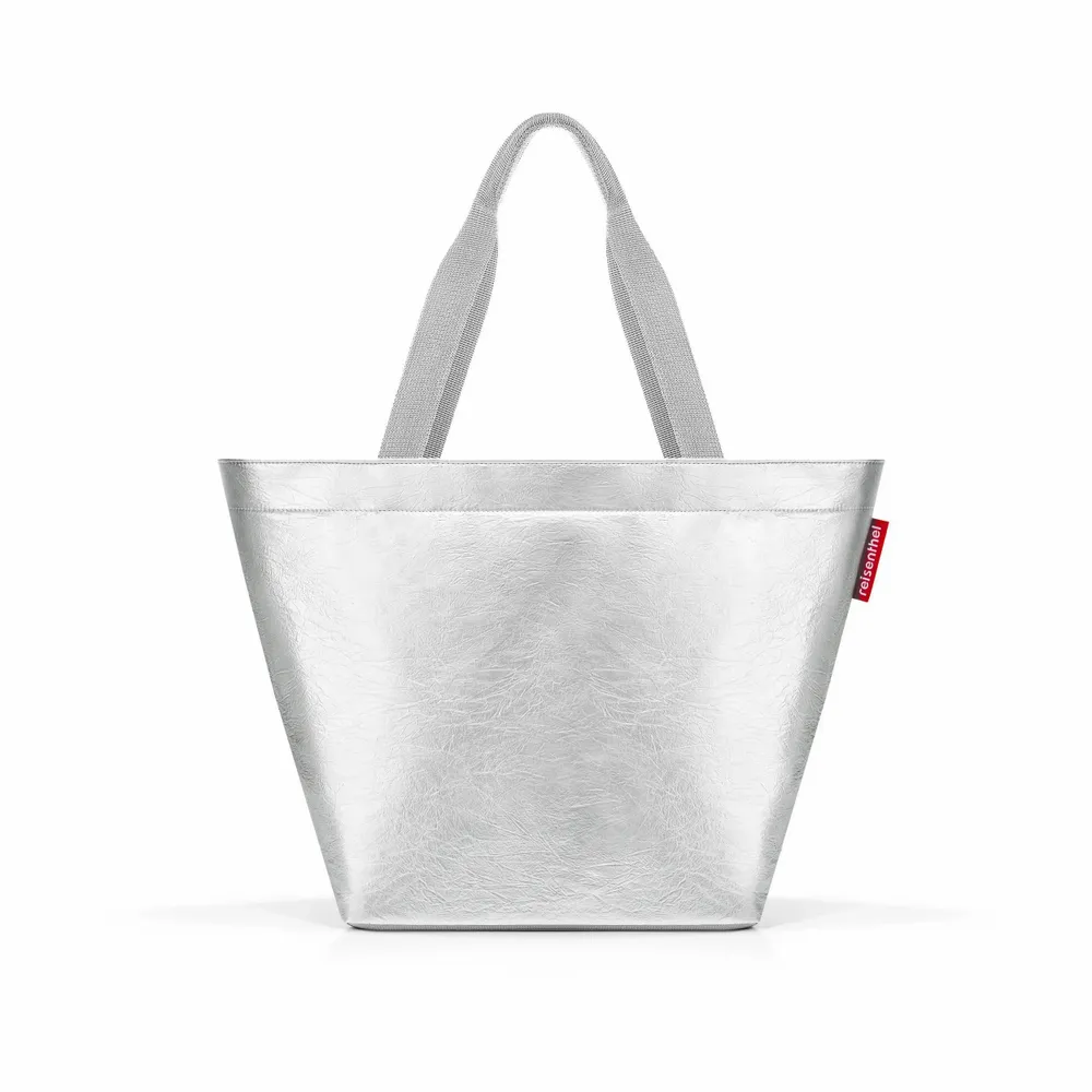 Bags and totes - shopper M silver crackle - REISENTHEL ACCESSOIRES