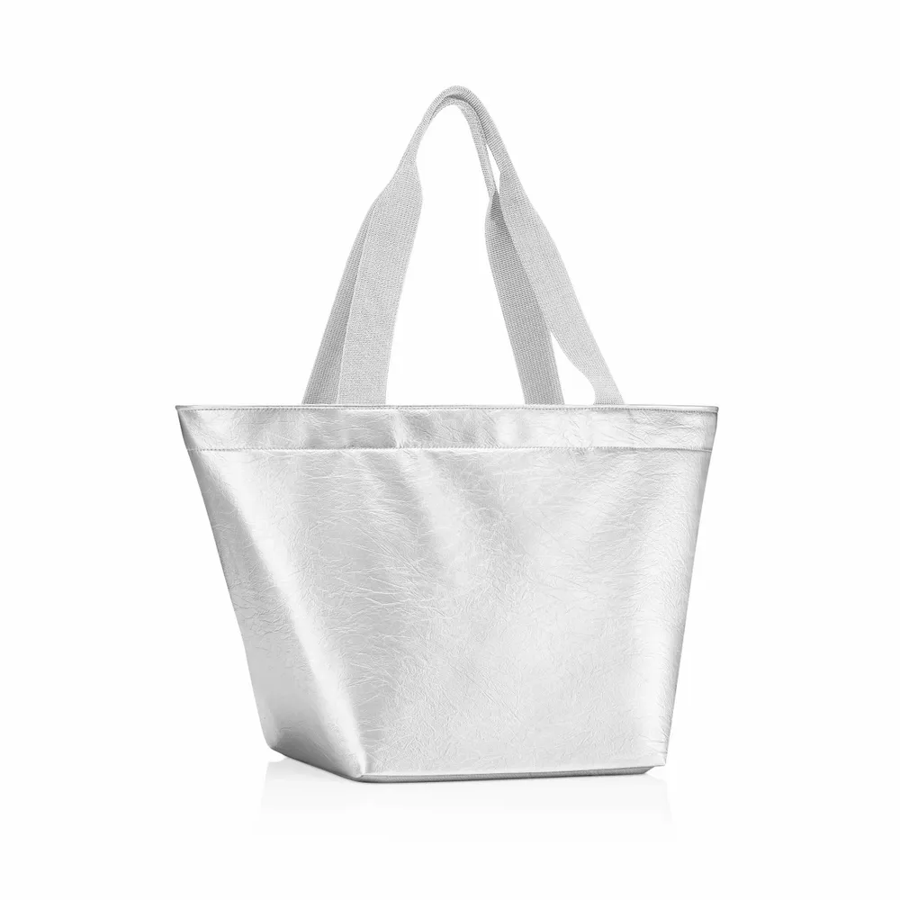 Bags and totes - shopper M silver crackle - REISENTHEL ACCESSOIRES