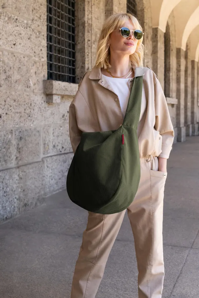 Bags and totes - moonbag, cord dark matcha - REISENTHEL ACCESSOIRES