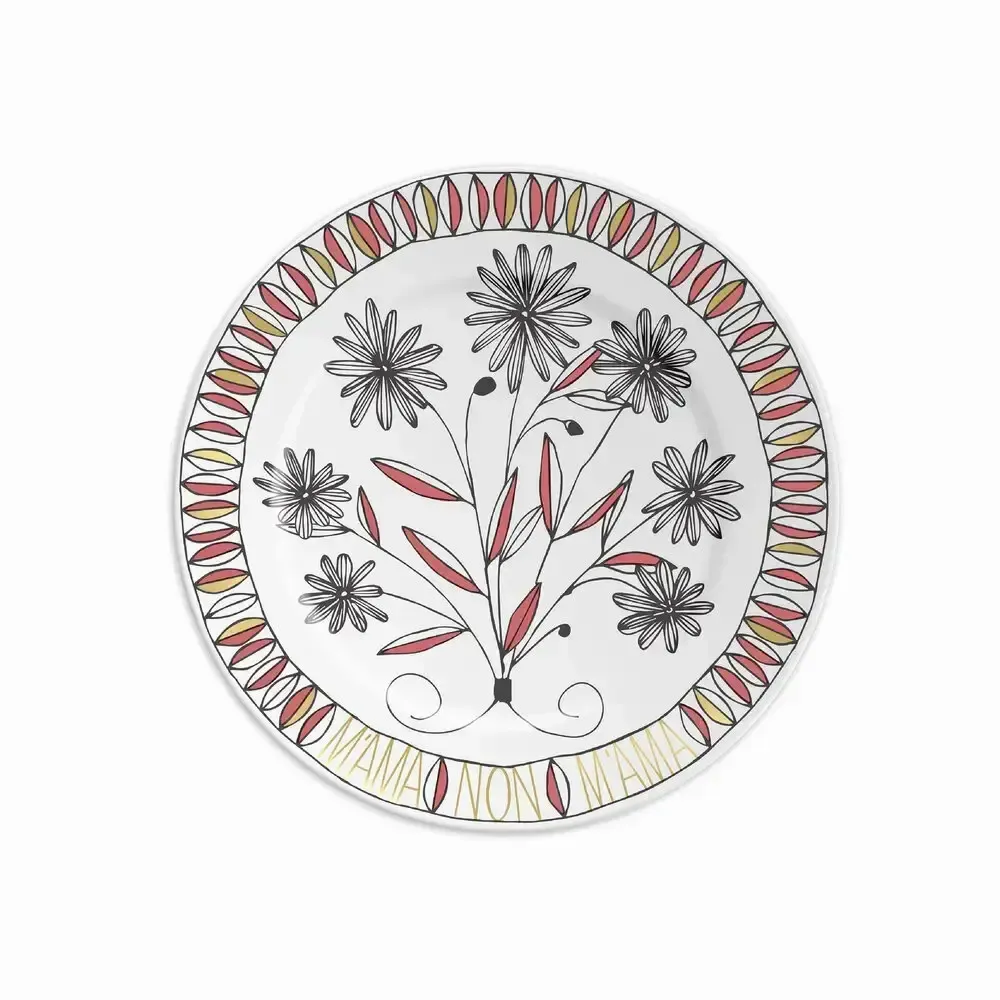 Everyday plates - PLATE 16 M’AMA NON M’AMA PINK - ILARIA.I