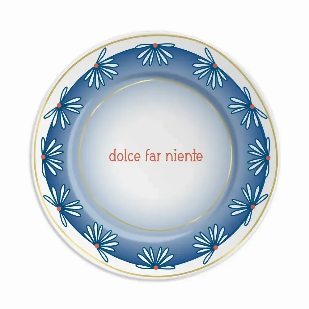 Everyday plates - PLATE 21 DOLCE FAR NIENTE - ILARIA.I