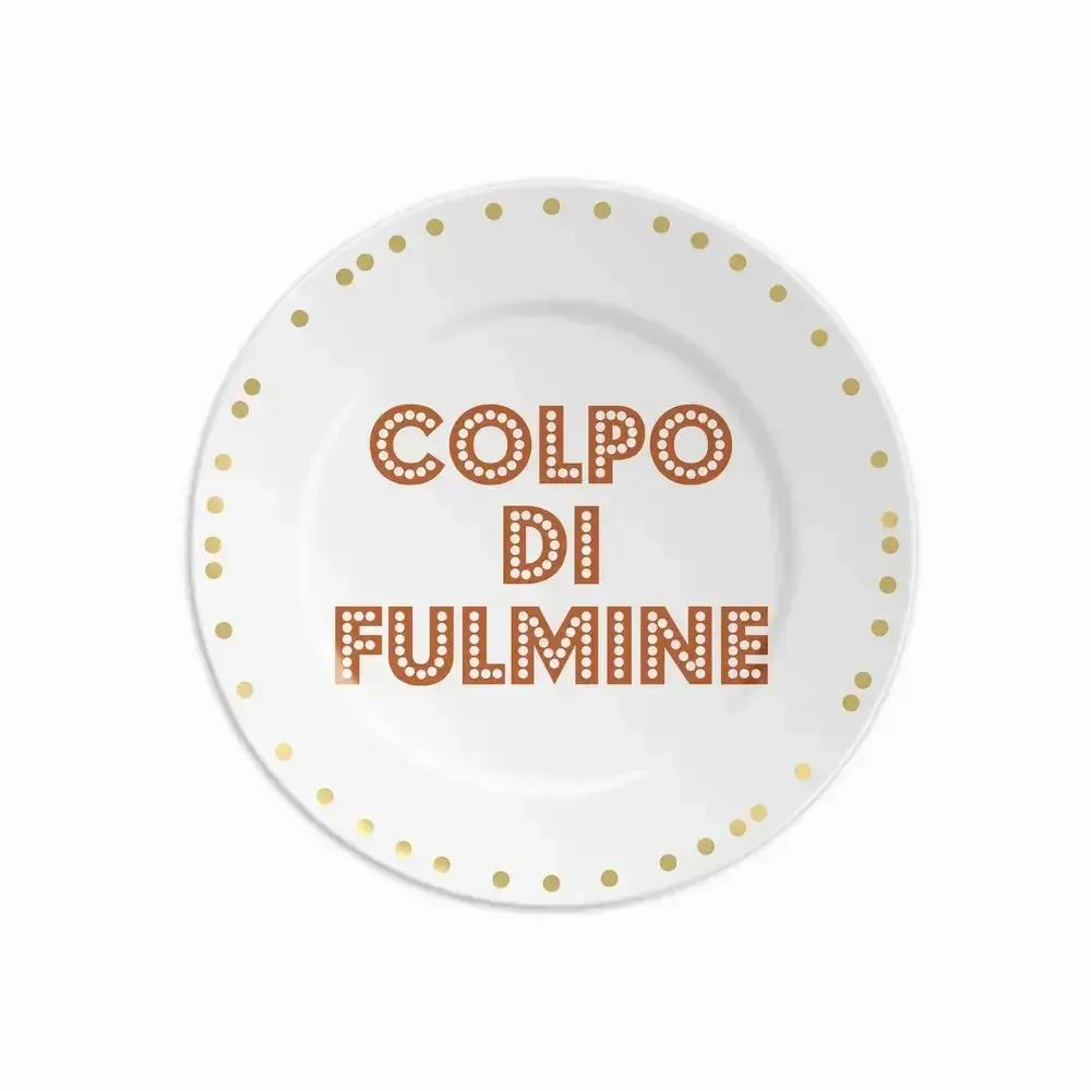 Everyday plates - PLATE 16 COLPO DI FULMINE - ILARIA.I