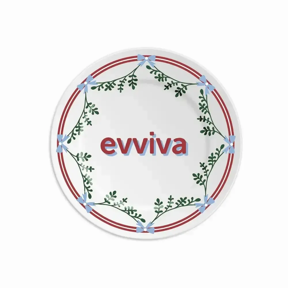 Assiettes au quotidien - ASSIETTE 16 EVVIVA - NEW YEAR - ILARIA.I