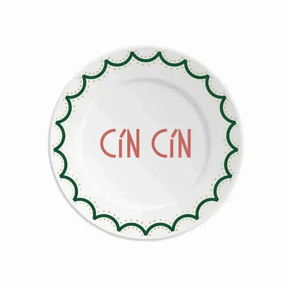 Assiettes au quotidien - ASSIETTE 16 CIN CIN - ILARIA.I