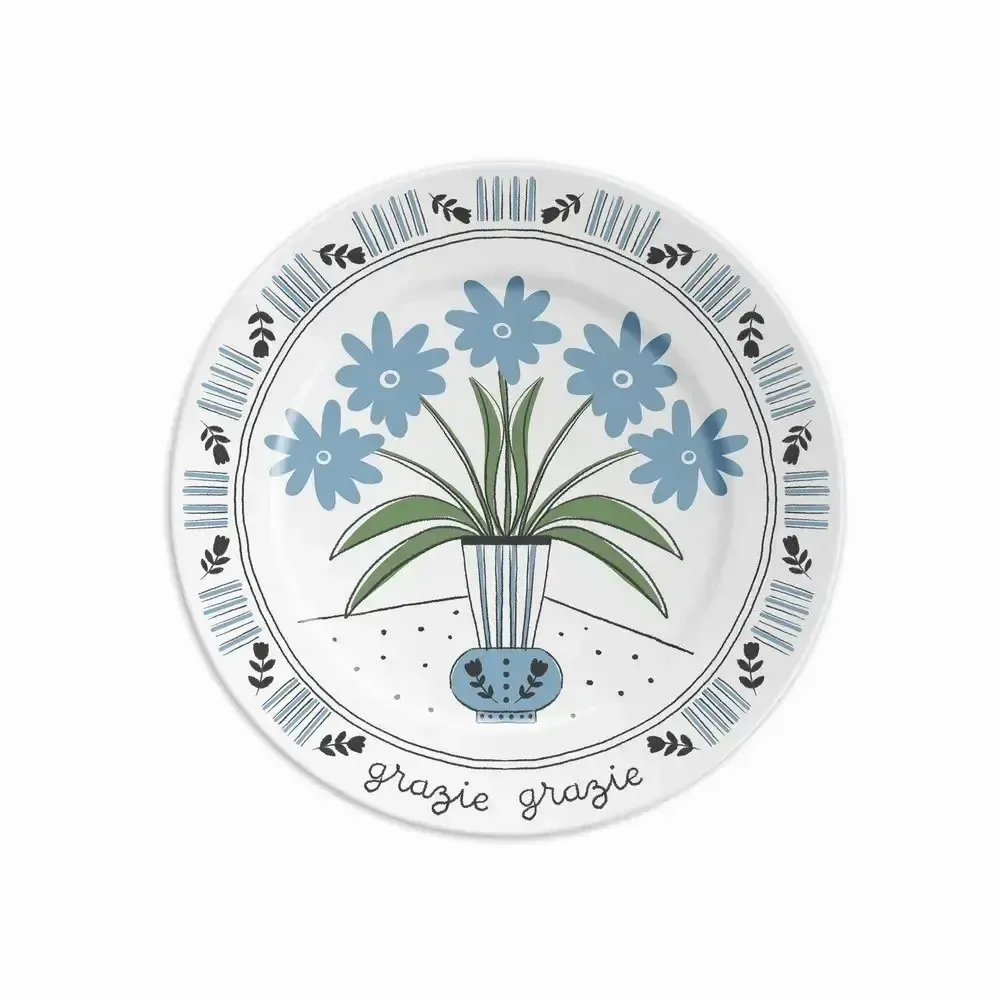 Everyday plates - PLATE 16 GRAZIE GRAZIE - ILARIA.I
