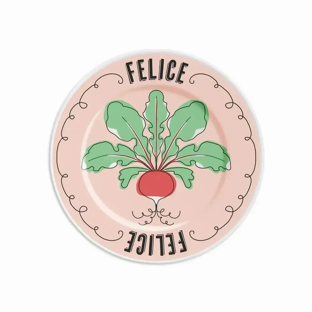 Assiettes au quotidien - ASSIETTE 16 FELICE RADISH - ILARIA.I