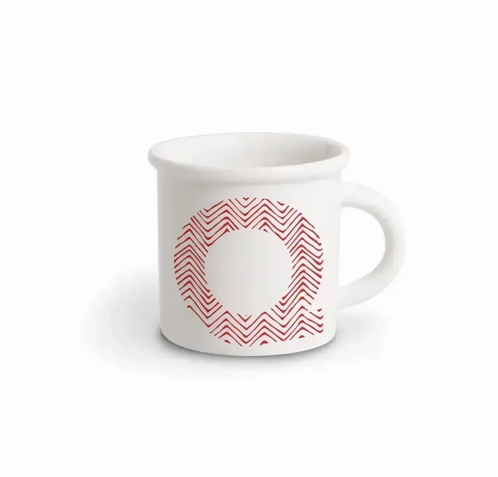 Tasses et mugs - MUG RED ALPHABET Q - ILARIA.I
