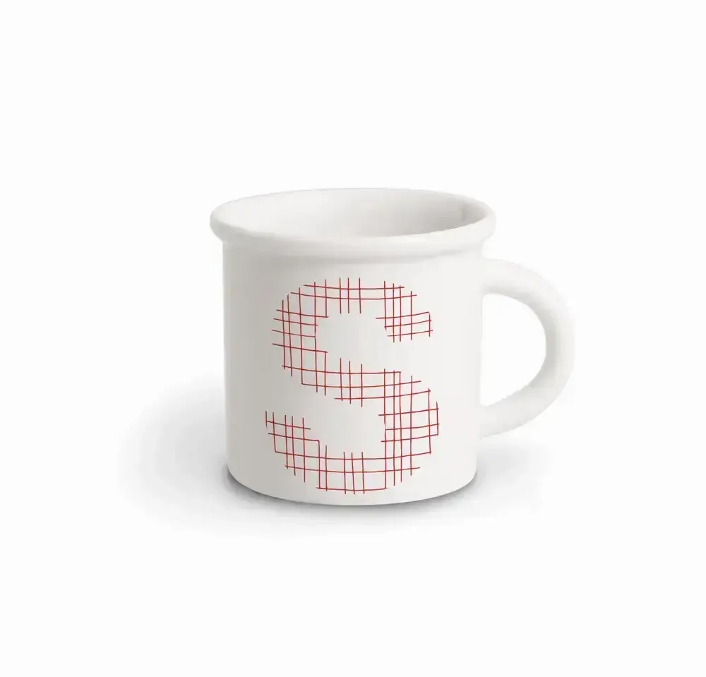 Tasses et mugs - MUG RED ALPHABET S - ILARIA.I