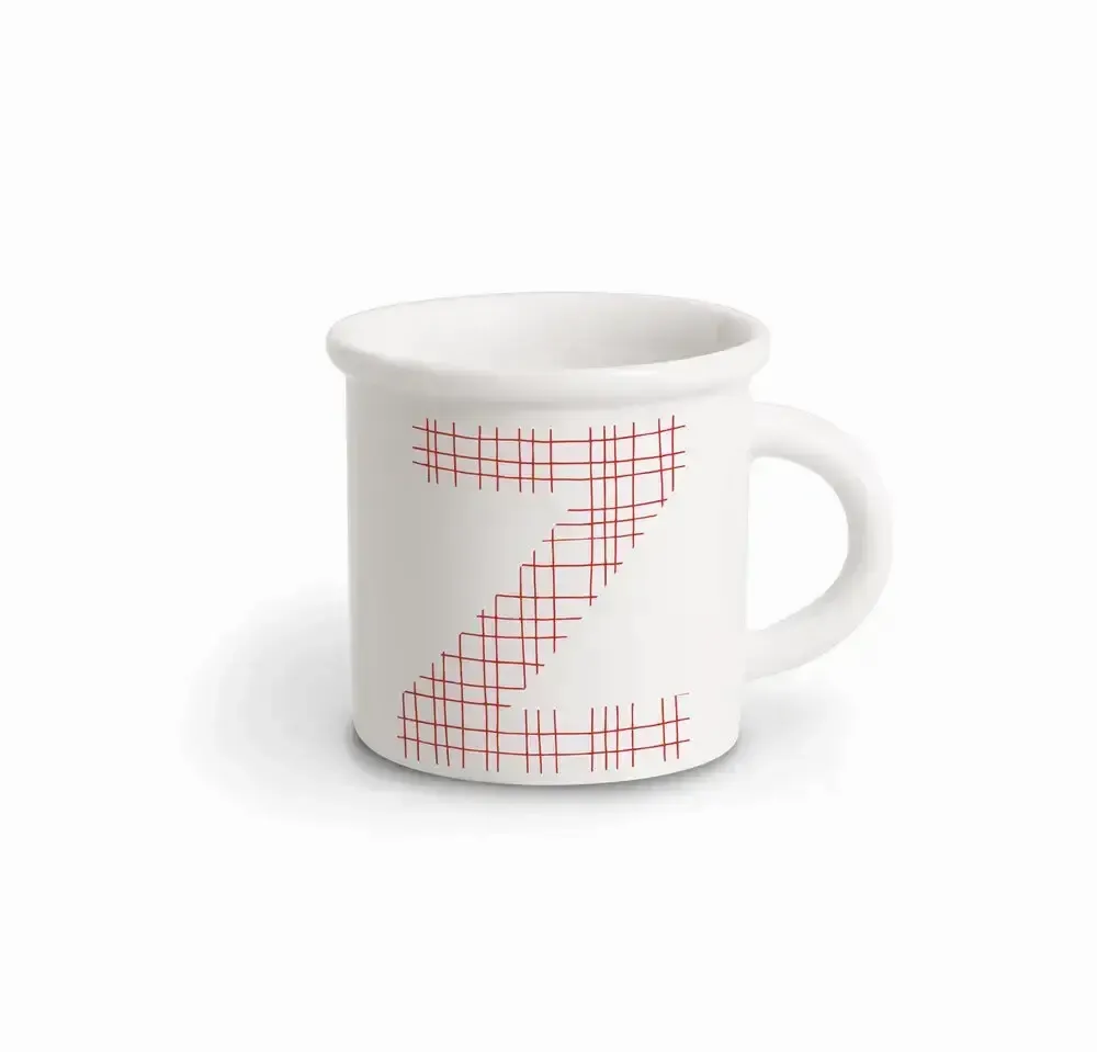Mugs - MUG RED ALPHABET Z - ILARIA.I