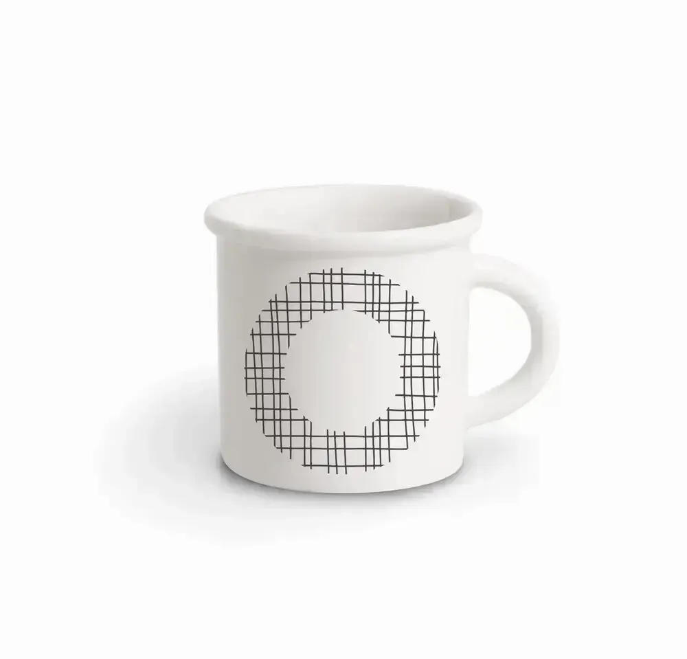 Mugs - MUG BLACK ALPHABET O - ILARIA.I