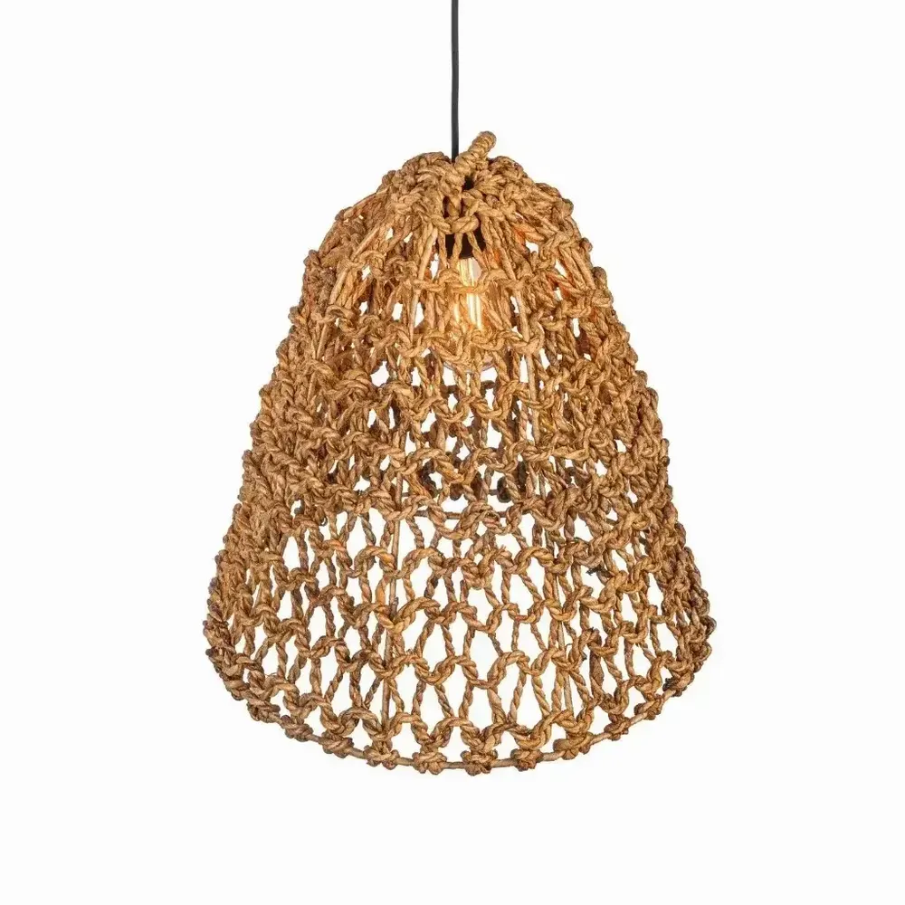 Hanging lights - Set of 2 palm leaf pendants - JOSY - HYDILE