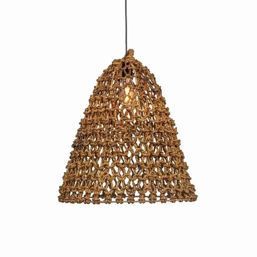 Hanging lights - Set of 2 palm leaf pendants - JOSY - HYDILE