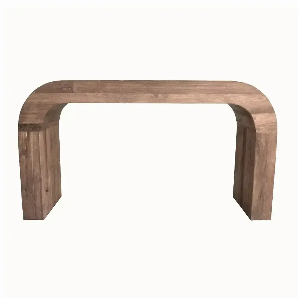 Consoles - Comptoir en bois de teck recyclé - DOM - HYDILE