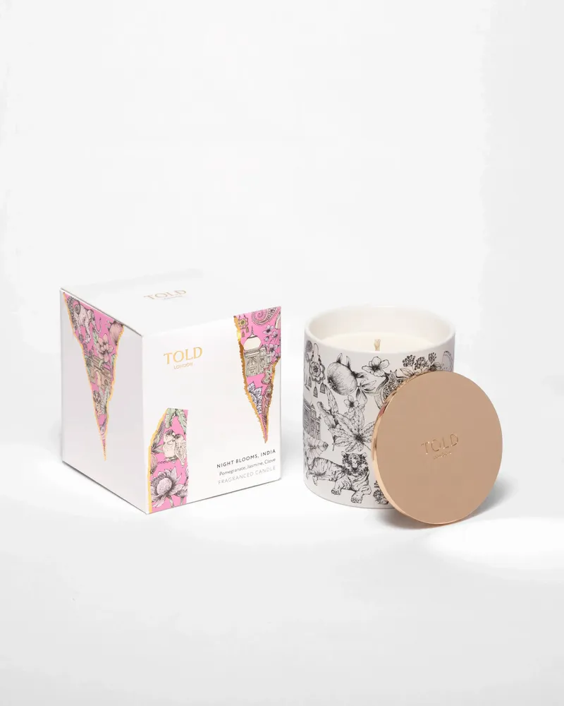 Bougies - Night Blooms, India Candle, 300g - TOLD LONDON LTD