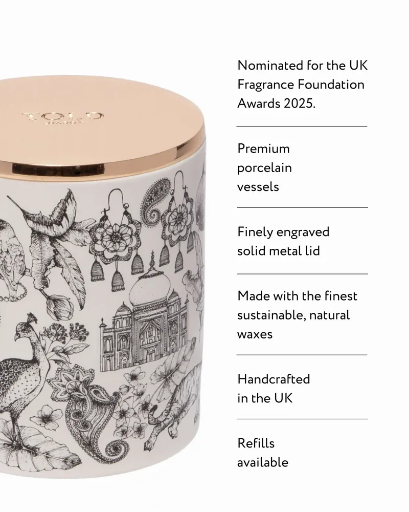 Bougies - Night Blooms, India Candle, 300g - TOLD LONDON LTD
