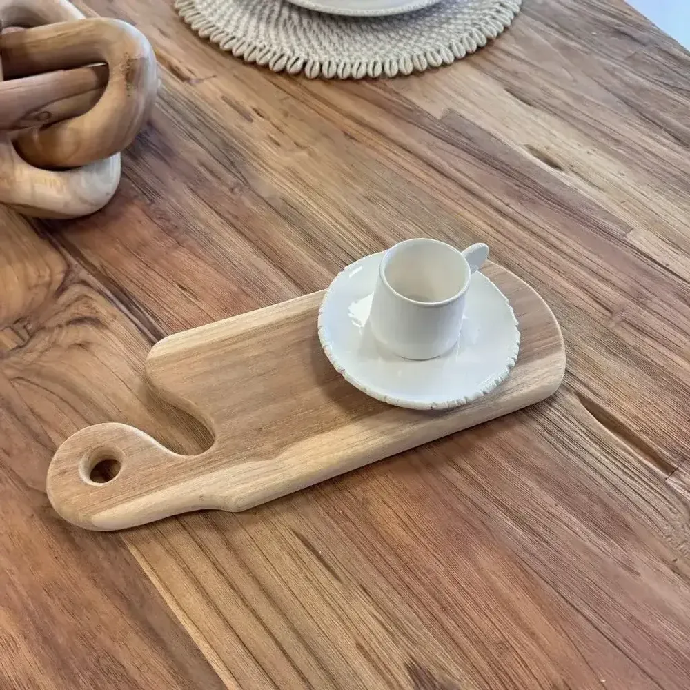 Ustensiles de cuisine - Planche à découper en bois de teck - FINN S - HYDILE