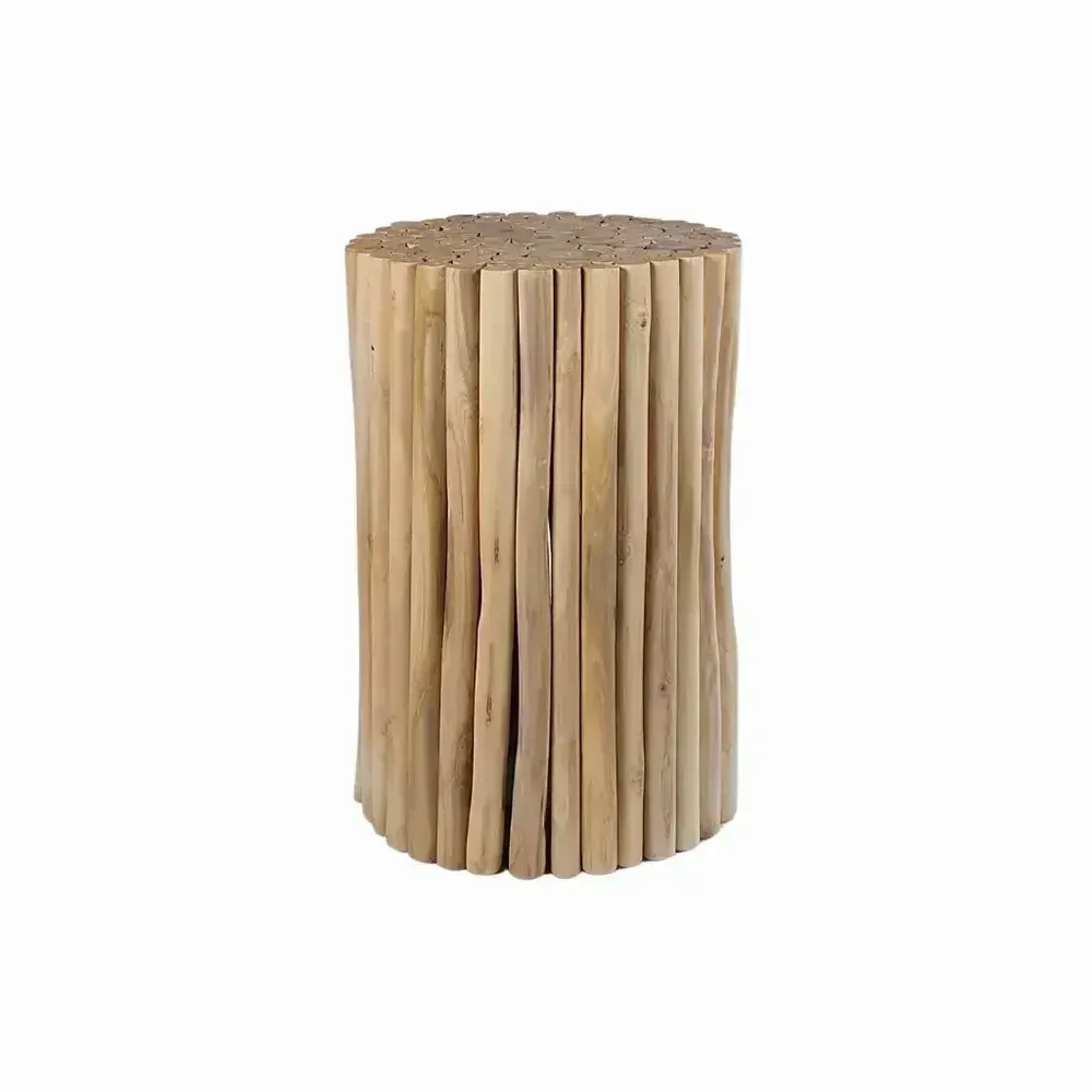 Autres tables - Guéridon en rondin de bois teck - JATI M - HYDILE