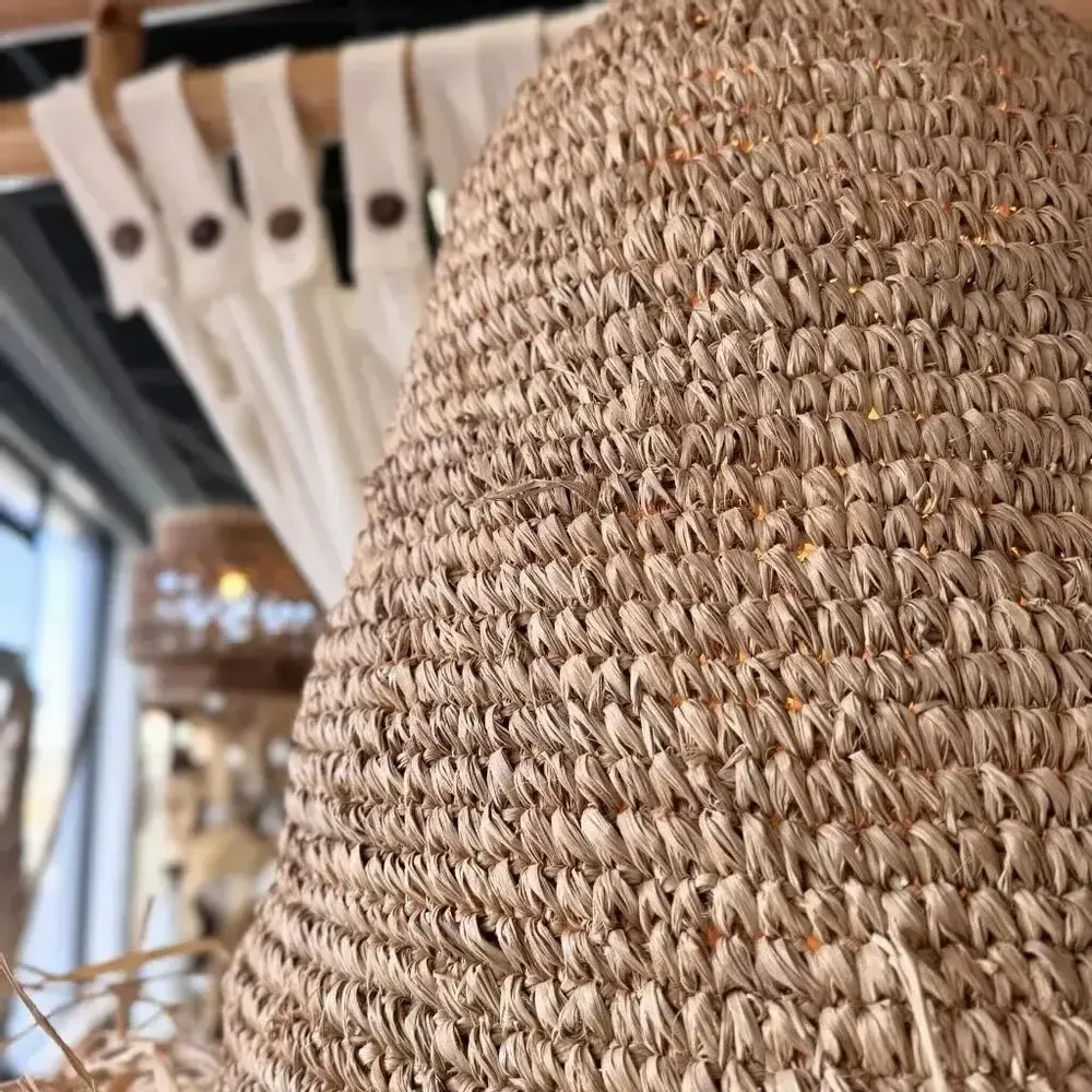 Hanging lights - Raffia pendant light - BAYA - HYDILE