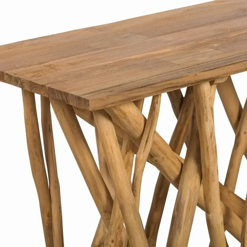 Console table - Teak branch console - ENORA - HYDILE