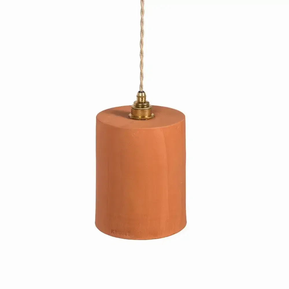 Hanging lights - Ochre terracotta pendant light - COLETTE - HYDILE