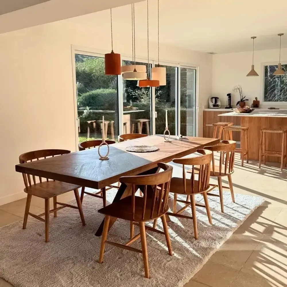 Hanging lights - Ochre terracotta pendant light - COLETTE - HYDILE