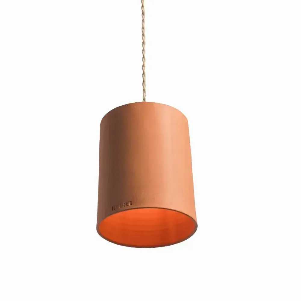 Hanging lights - Ochre terracotta pendant light - COLETTE - HYDILE