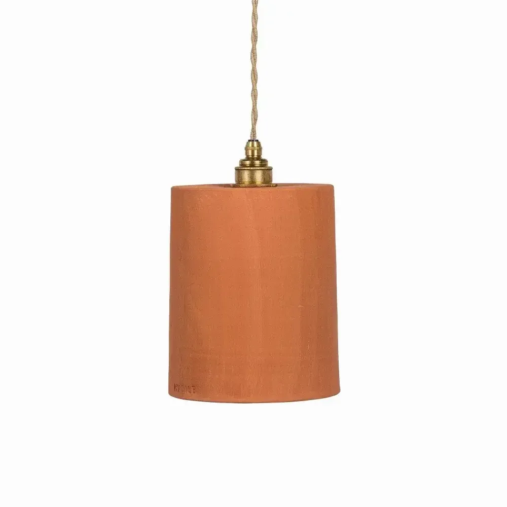 Hanging lights - Ochre terracotta pendant light - COLETTE - HYDILE