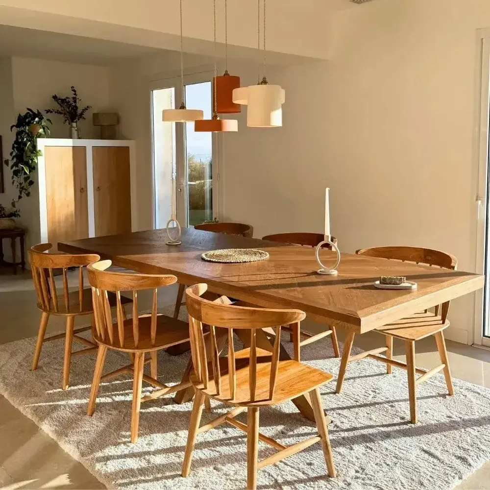 Hanging lights - Ochre terracotta pendant light - MICHELE S - HYDILE