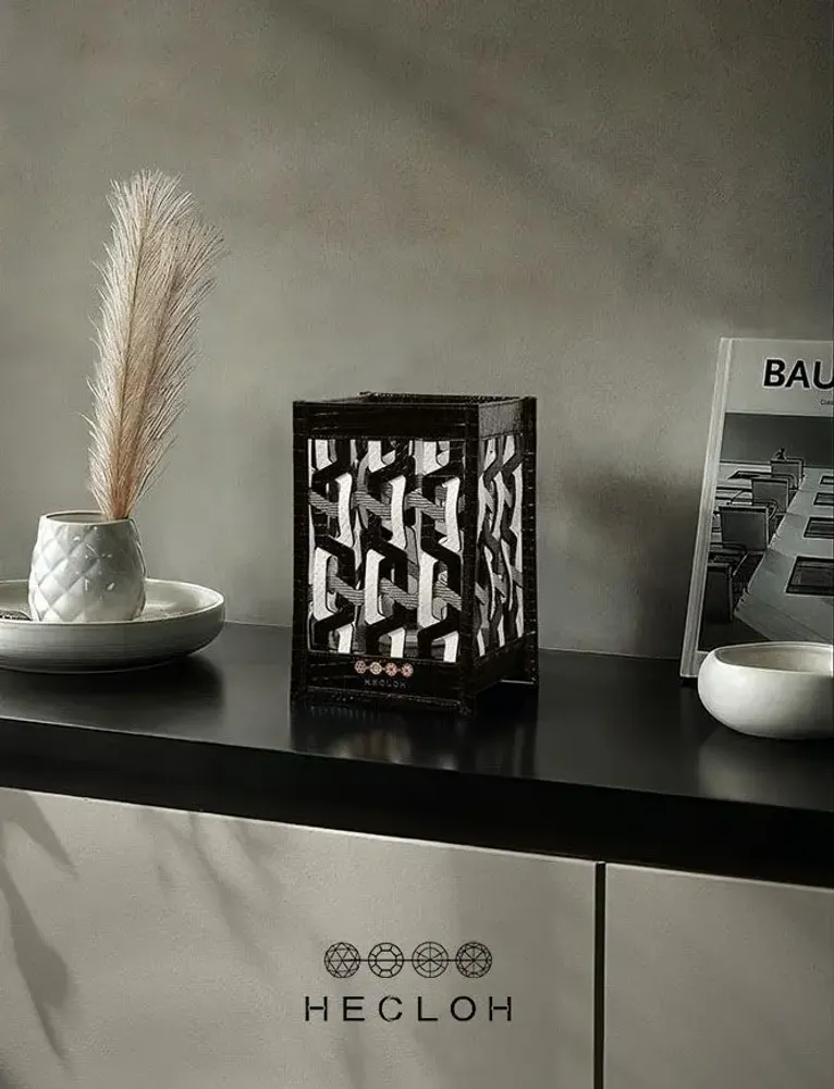 Decorative objects - HECLOH Leather Lantern - HECLOH