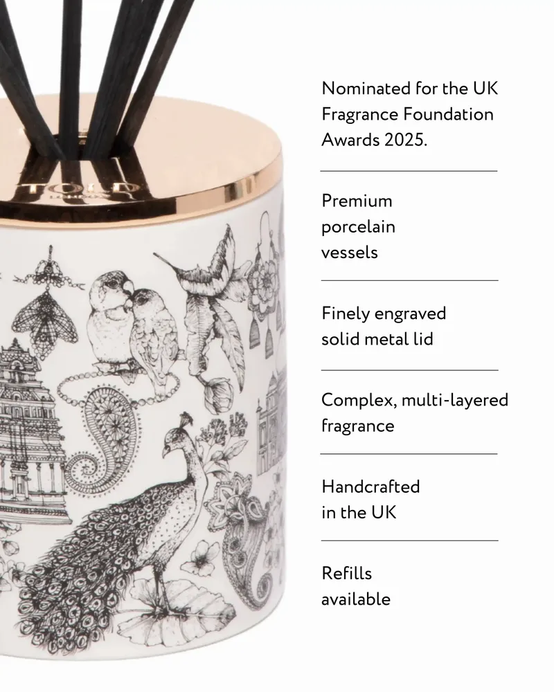 Parfums d'intérieur - Night Blooms, India Diffuser, 200ml - TOLD LONDON LTD