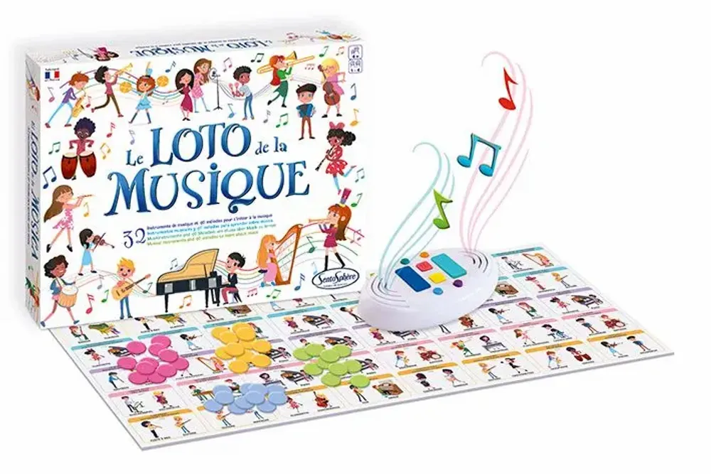 Jeux enfants - LE LOTO DE LA MUSIQUE - SENTOSPHERE