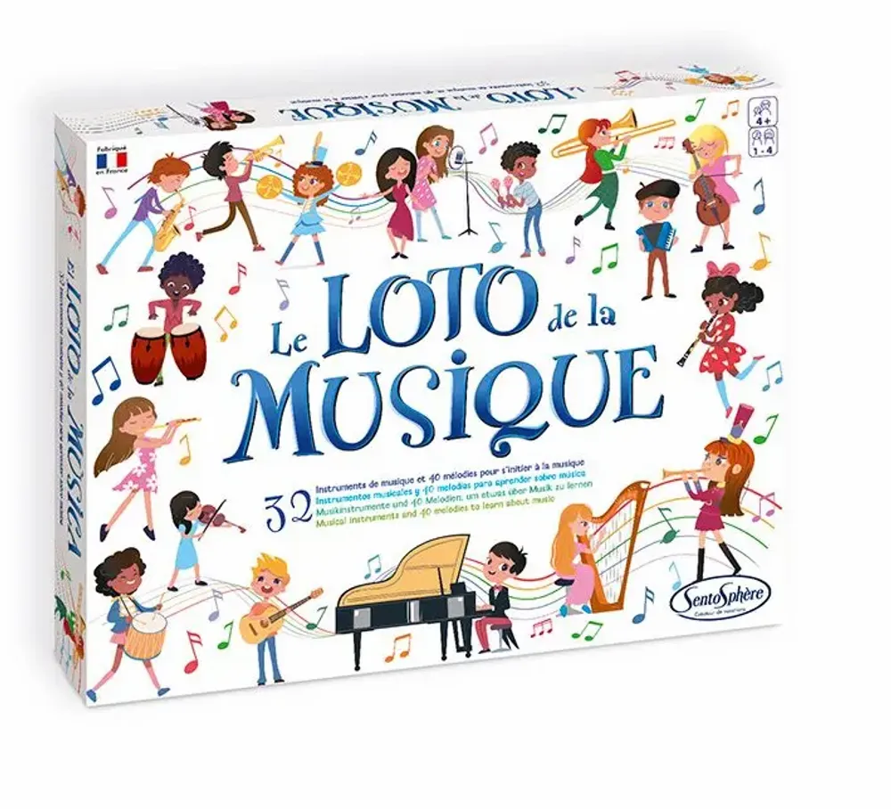 Jeux enfants - LE LOTO DE LA MUSIQUE - SENTOSPHERE